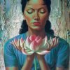 Water Lily Tretchikoff Paint By Number