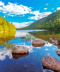Acadia Park Landscape Paint By Number