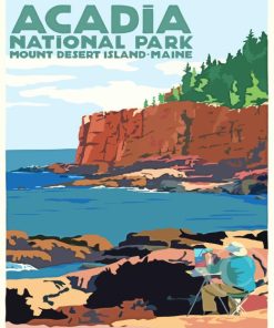 Acadia National Park Paint By Number