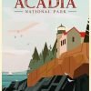 Acadia National Park Poster Paint By Number