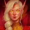Blood Elf World Of Warcraft Paint By Numbers