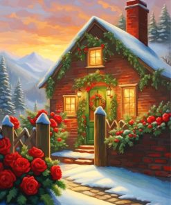 Christmas House Paint By Number