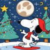 Christmas Snoopy Paint By Number
