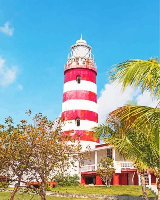 Elbow Lighthouse Paint By Number