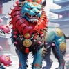 Giant Foo Dog Paint By Number