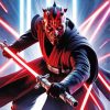 Darth Maul Star Wars Paint by Number