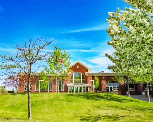 Hyrum Utah Landscape Paint by Number