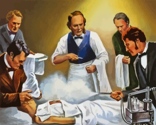 Joseph Lister Surgeon Paint by Number