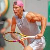 Tennis Player Rafael Nadal Paint by Number