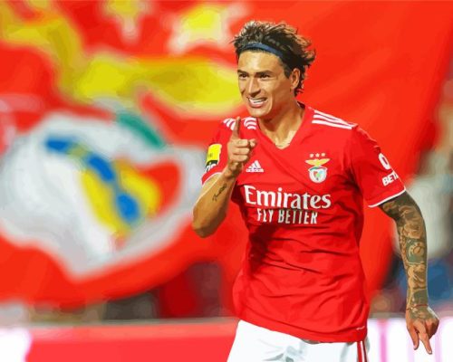 Football Player Darwin Nunez Paint by Numbers