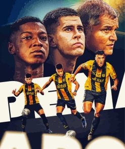 Penarol Football Art Paint by Number
