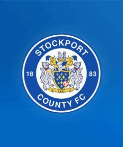 Fc Stockport County Sport Paint by Number