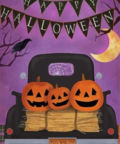 Halloween Truck Paint by Number