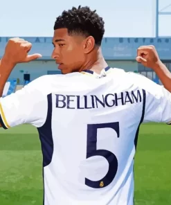 Jude Bellingham Footballer Paint by Number