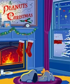 Christmas Peanuts Paint by Number