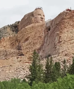Crazy Horse Monument Paint by Number