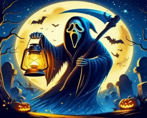 Grim Reaper Paint by Number