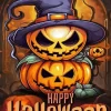 Happy Halloween Paint by Number