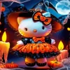 Halloween Hello Kitty Paint by Number