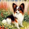 Papillon Puppy Paint by Number