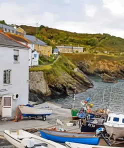 Portloe England Paint by Number