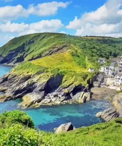 Portloe Landscape Paint by Number