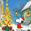 Christmas Snoopy Paint by Number