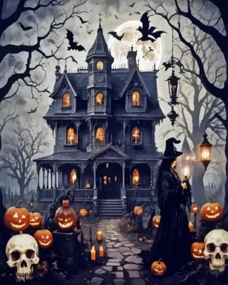 The Witch House Paint by Number