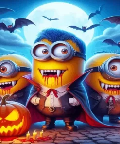Vampire Minions Paint by Number