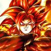 Ssj4 Gogeta Anime Paint by Number