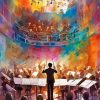 Abstract Orchestra Paint by Number