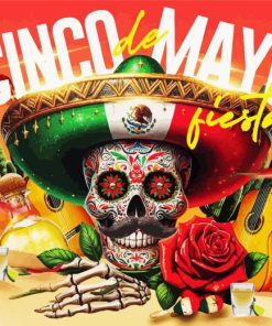 Aesthetic Cinco De Mayo Paint by Number