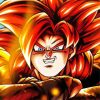 Cool Ssj4 Gogeta Paint by Number