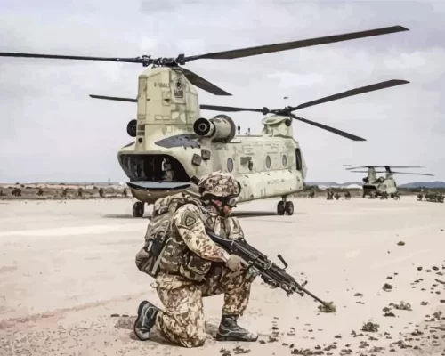 Folgore Paraca Paint by Number