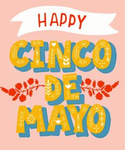Happy Cinco De Mayo Paint by Number
