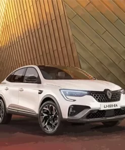 White Renault Paint by Number