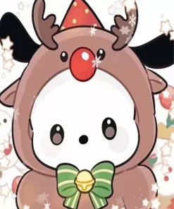 Christmas Cinnamoroll Paint by Number