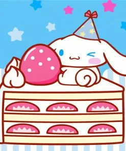 Cinnamoroll Cake Paint by Number