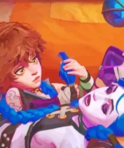 Isha And Jinx Paint by Number