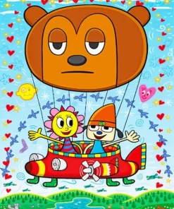Aesthetic Parappa Rapper Paint by Number
