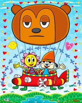 Aesthetic Parappa Rapper Paint by Number