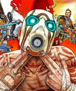 Borderlands Art Paint by Number