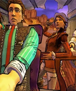 Borderlands Game Characters Paint by Number