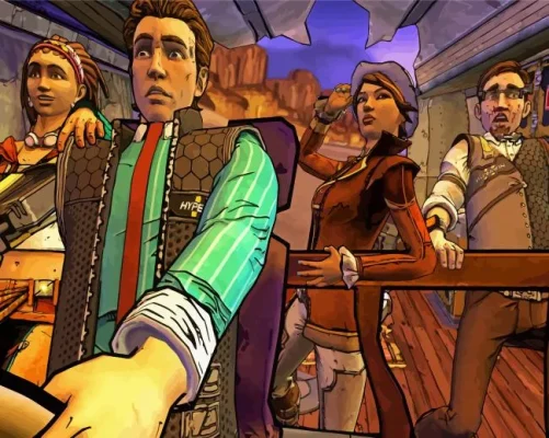 Borderlands Game Characters Paint by Number