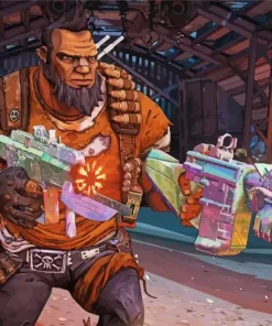 Borderlands Game Paint by Number