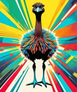 Emu Art Paint by Number