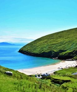 Keem Bay Beach Ireland Paint by Number
