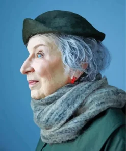 Margaret Atwood Side Profile Paint by Number