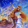 Sagittarius Zodiac Art Paint by Number