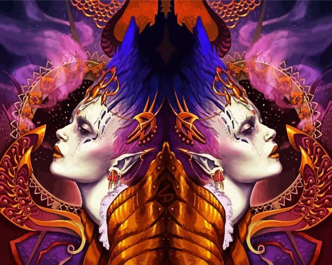 The Gemini Paint by Numbers The Gemini Paint by Number